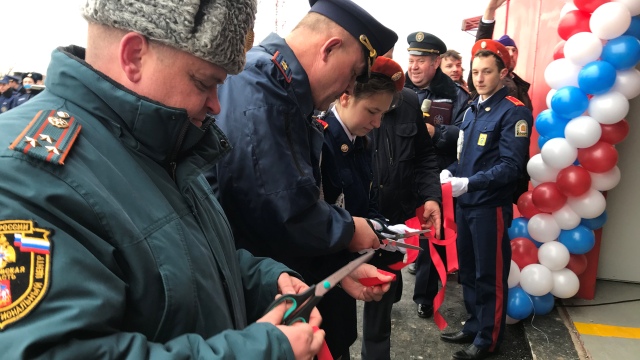 Новое пожарное депо открыли по губернаторской программе в Подмосковье