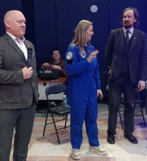 В музее «Спутник» состоялся астрономо-геодезический диктант, гостем которого стал космонавт Олег Артемьев