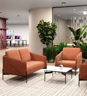 Общественные пространства выбирают мебель на металлокаркасе