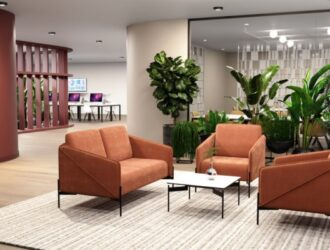 Общественные пространства выбирают мебель на металлокаркасе